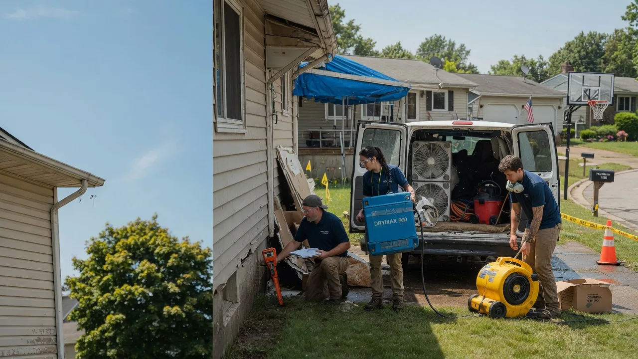 Ceiling Leak Cleanup in Malvern, PA near me
